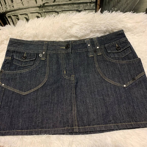 X-Mail Dresses & Skirts - X-Mail uk Denim mini skirt NWOT